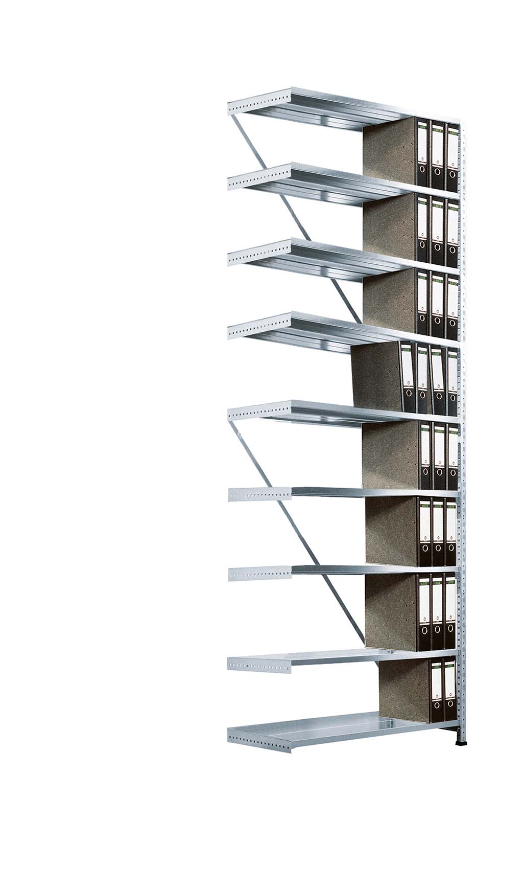 Ordnerregale Anbaufeld