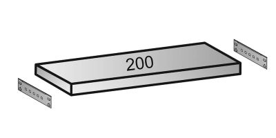 Einzelboden-Set 1000x200 mm M100