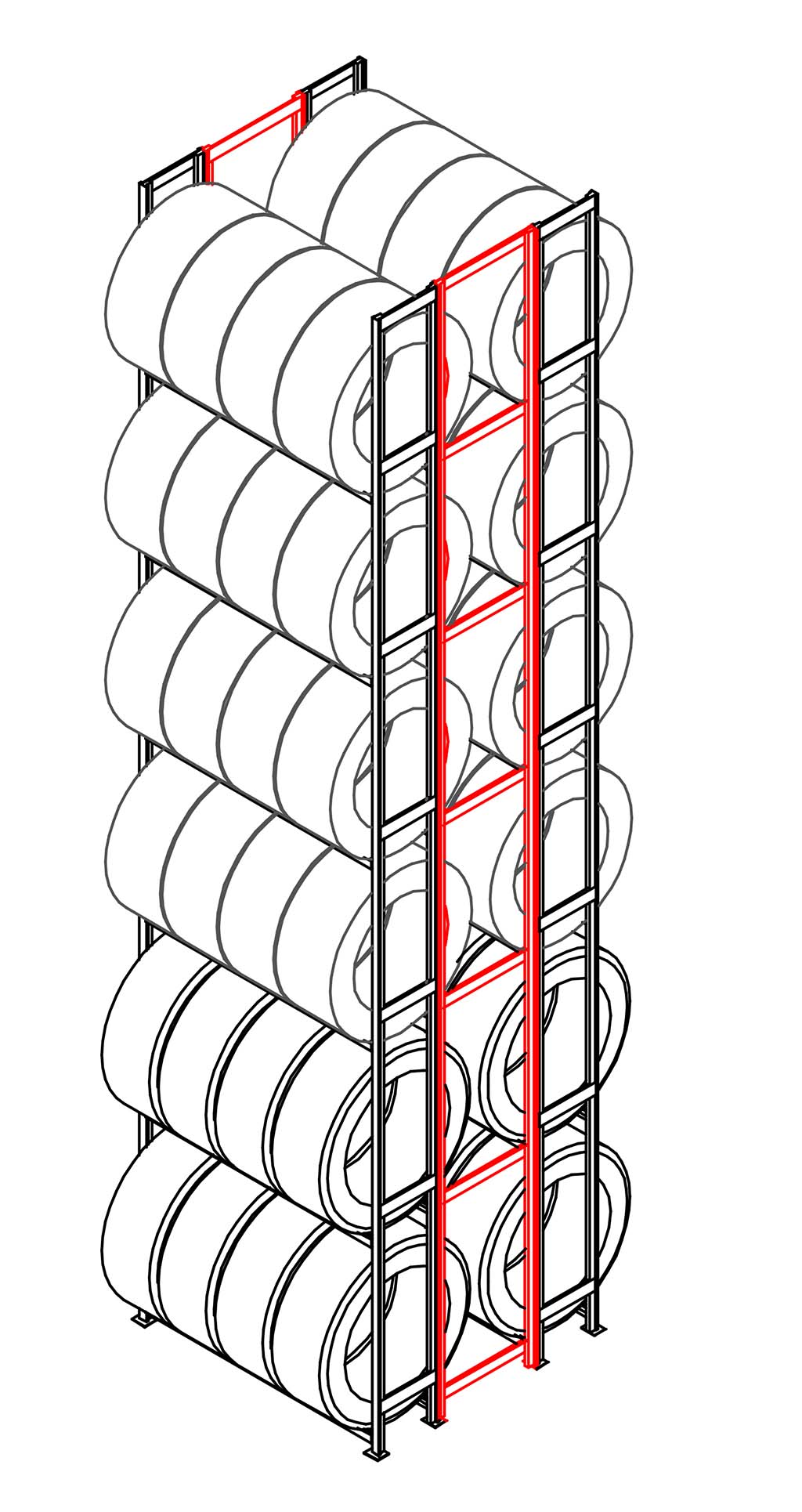 Doppel-Set Flexi 6 Ebenen Grundfeld