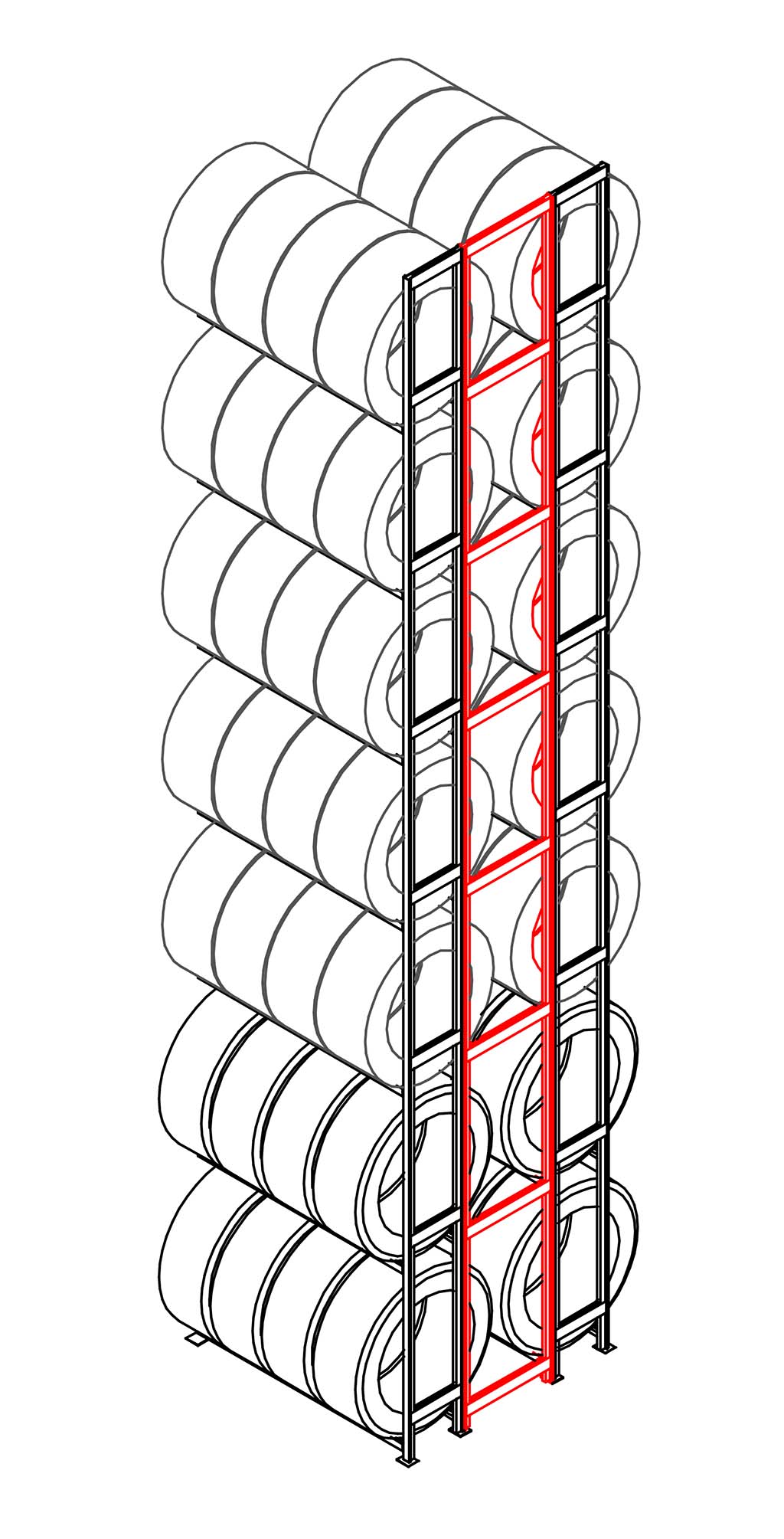 Doppel-Set Flexi 7 Ebenen Anbaufeld