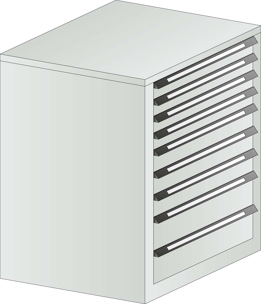 Schubladenschrank mit 9 Schubladen